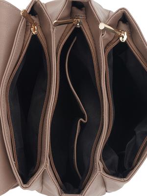 brown leatherette regular sling bag - 16798061 - Standard Image - 3