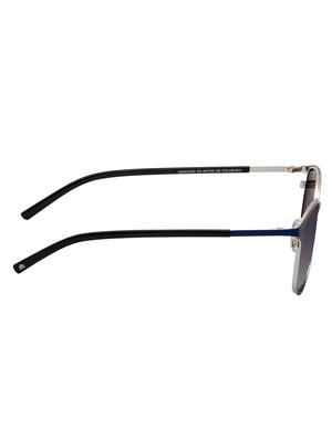 david blake matte blue round sunglasses - 16798067 - Standard Image - 3