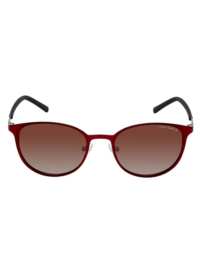 david blake maroon round sunglasses - 16798069 - Zoom Image - 1