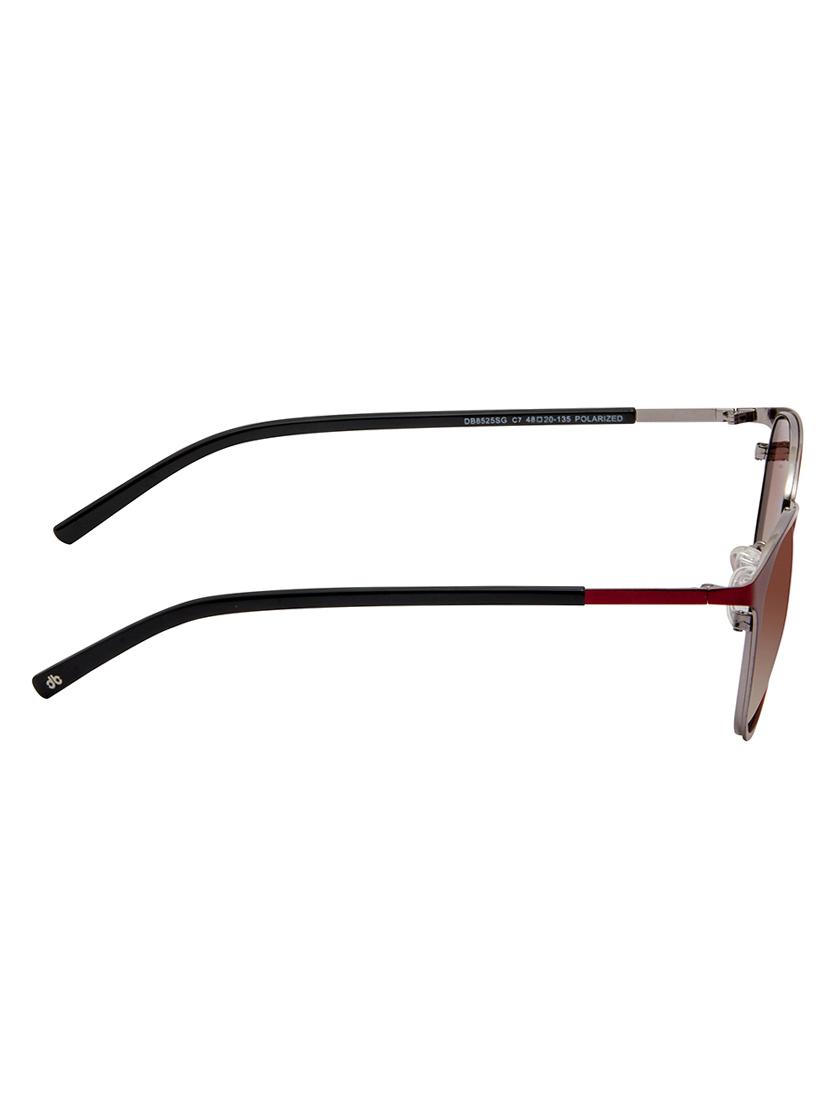 david blake maroon round sunglasses - 16798069 - Zoom Image - 3