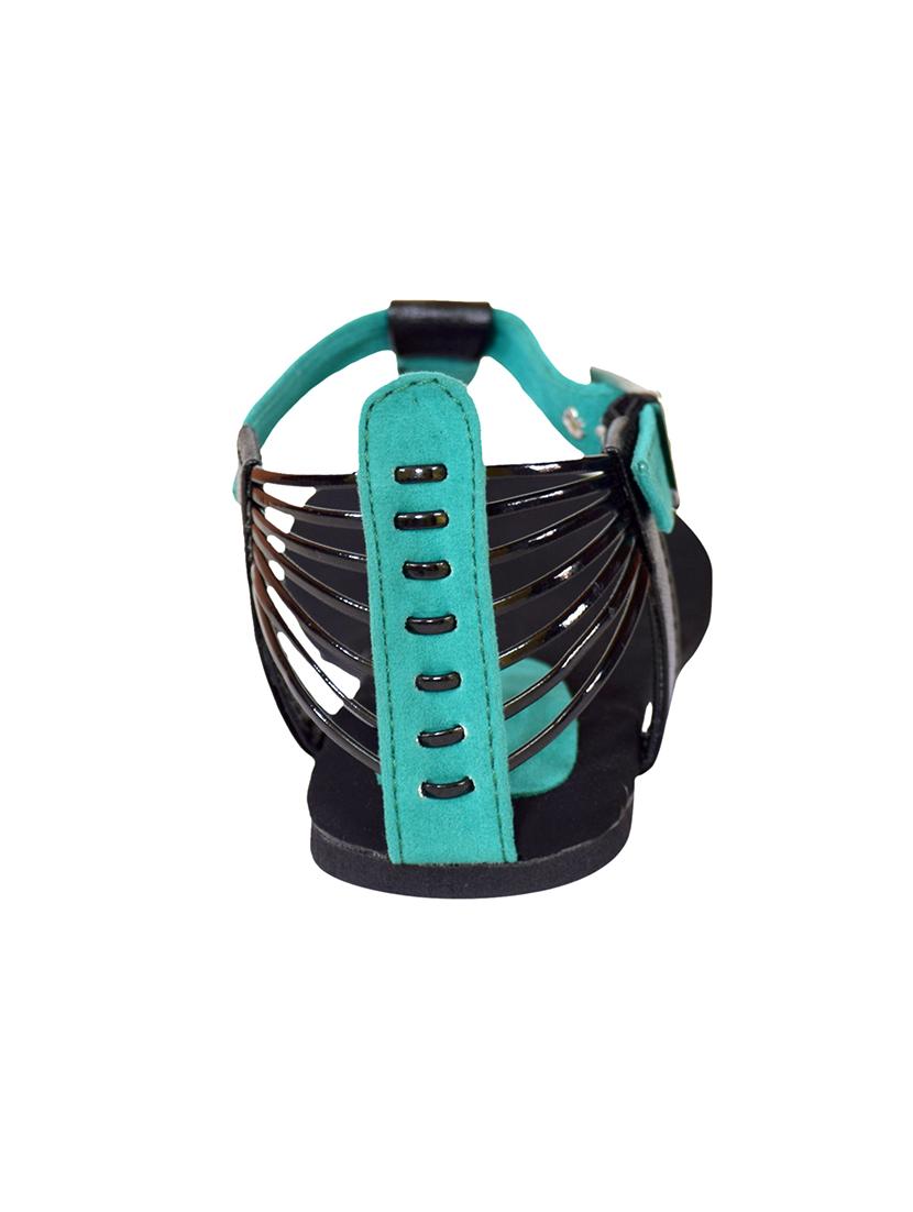 green t-strap sandals - 16798331 - Zoom Image - 3
