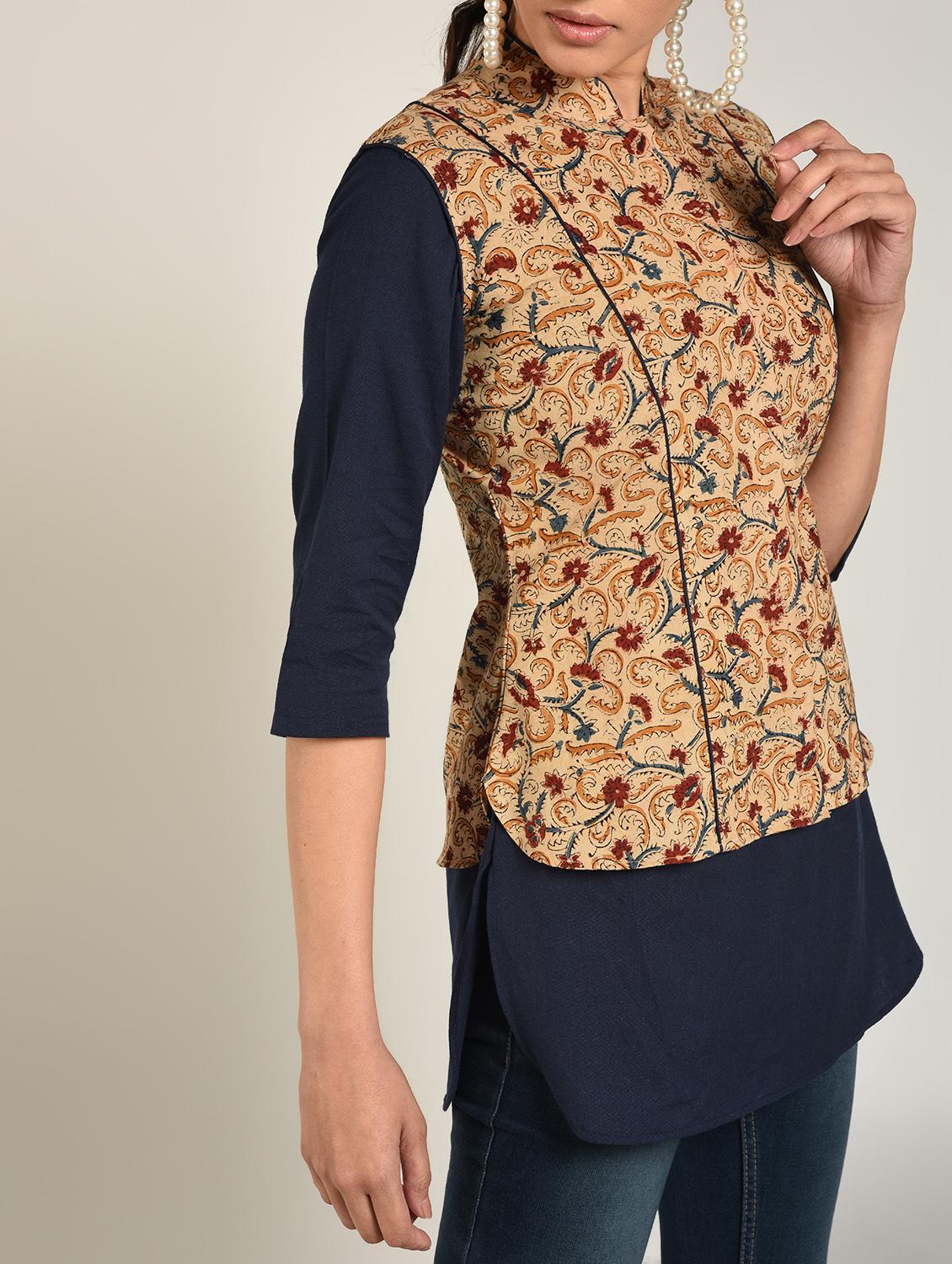 solid straight combo kurti - 16798436 - Zoom Image - 5