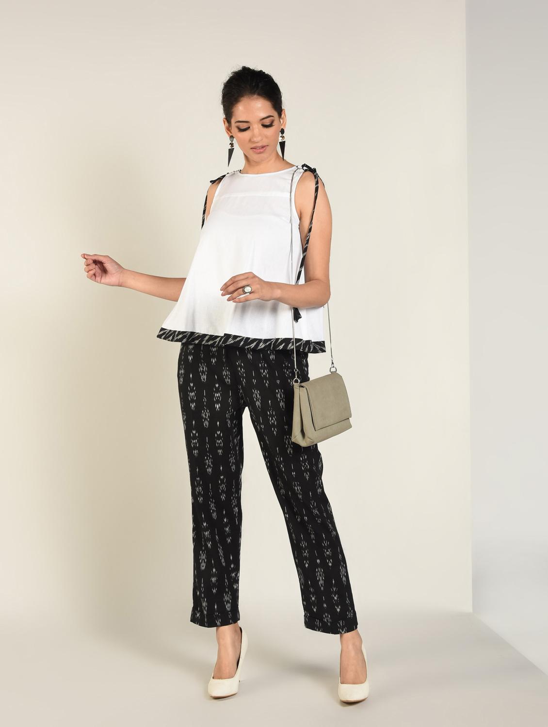 side tie up a-line top - 16798439 - Zoom Image - 1