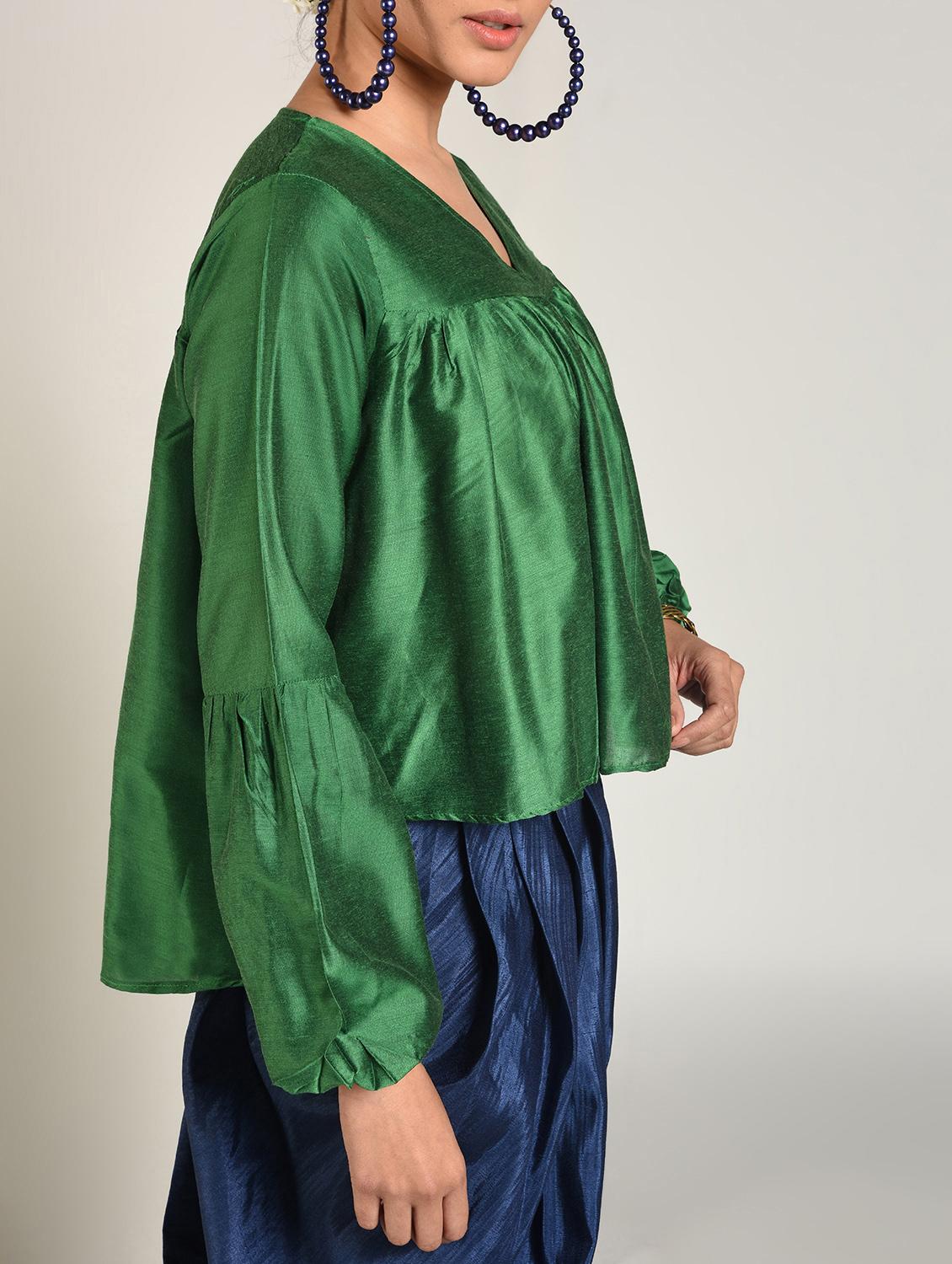 solid a-line kurti - 16798441 - Zoom Image - 5