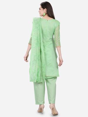 embroidered unstitched suit - 16798463 - Standard Image - 3