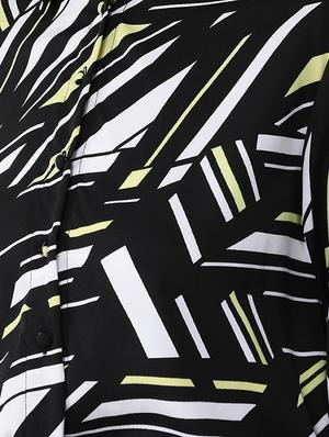 abstract shirt with palazzo set - 16798809 - Standard Image - 4