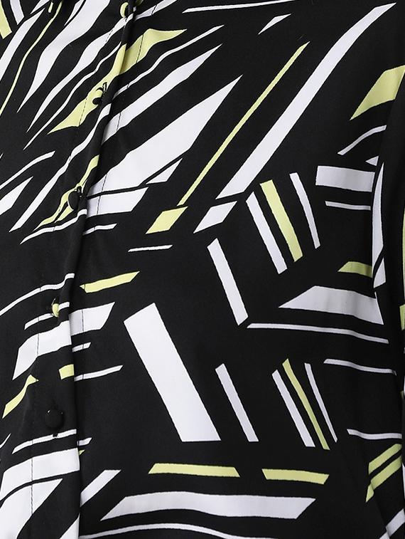 abstract shirt with palazzo set - 16798809 - Zoom Image - 4