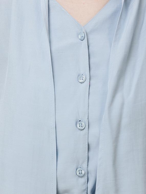 tie up neck long sleeved shirt - 16798917 - Zoom Image - 5