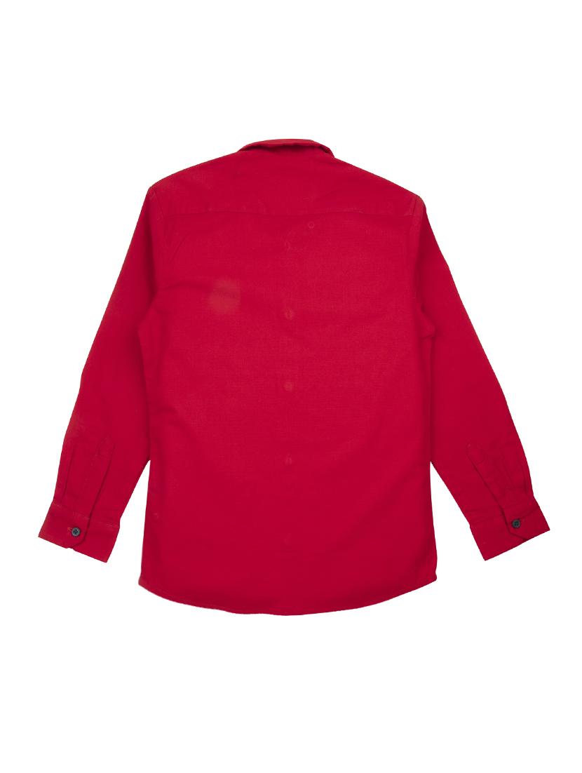 red cotton shirt - 16799063 - Zoom Image - 2