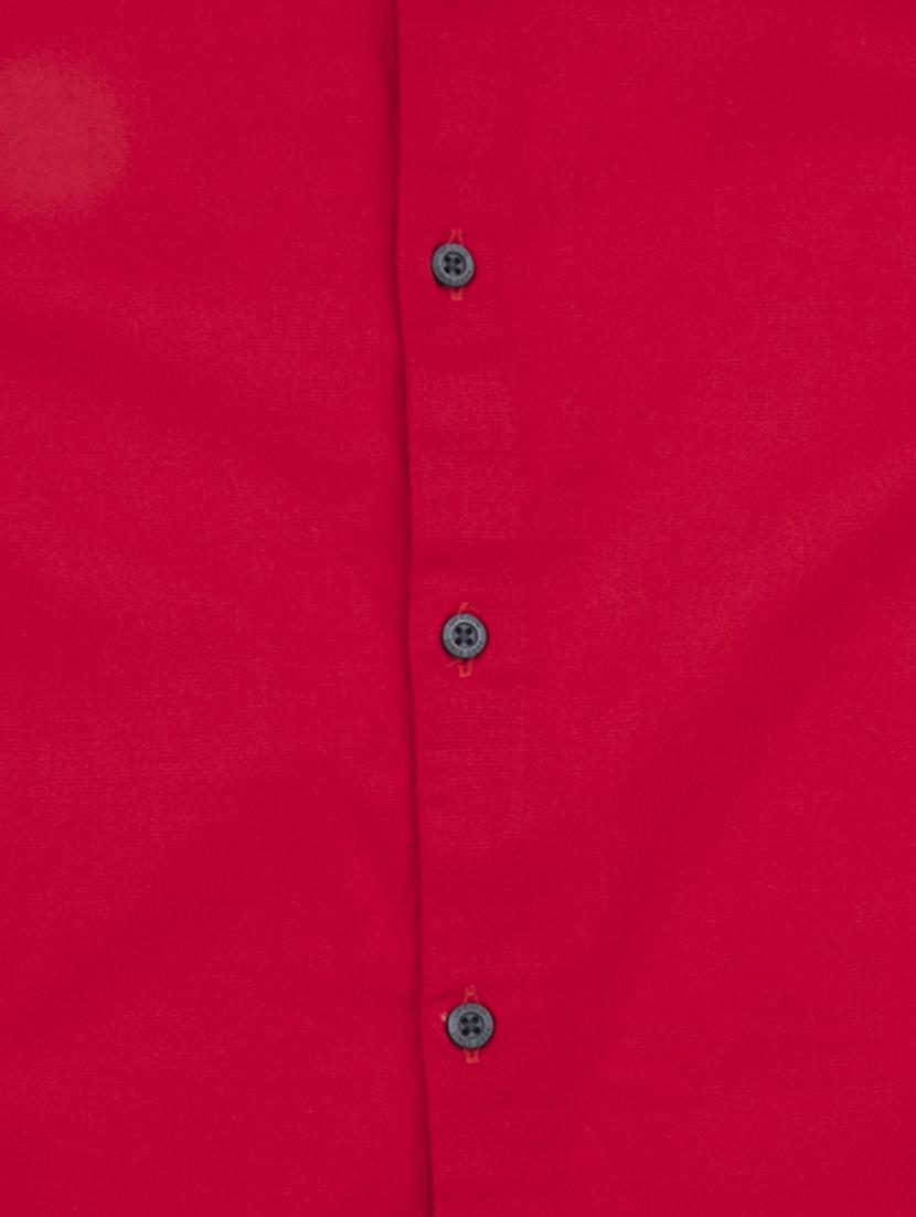 red cotton shirt - 16799063 - Zoom Image - 3