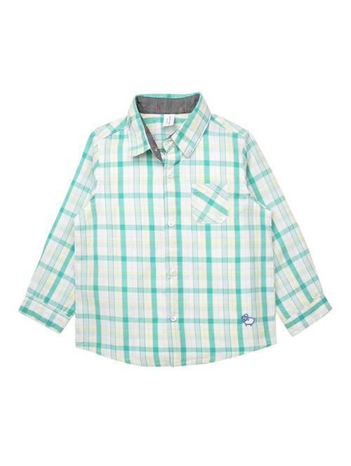 green cotton shirt - 16799091 - Standard Image - 1