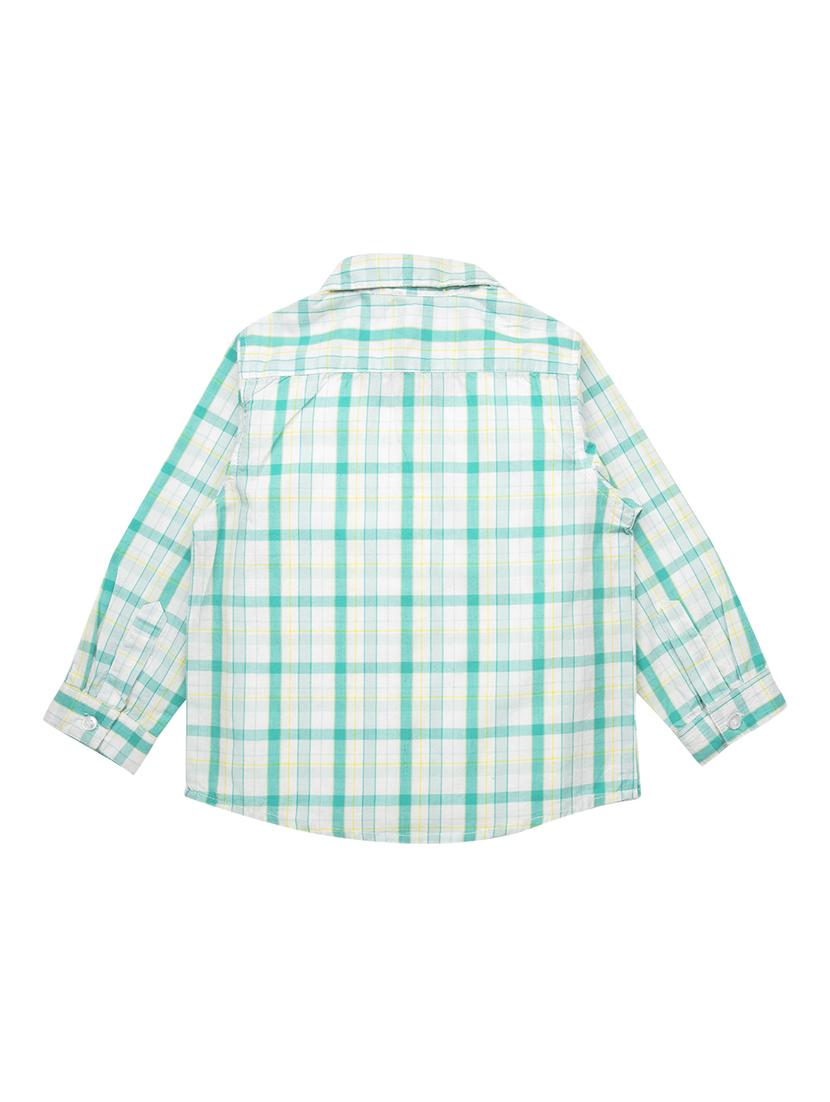 green cotton shirt - 16799091 - Zoom Image - 2