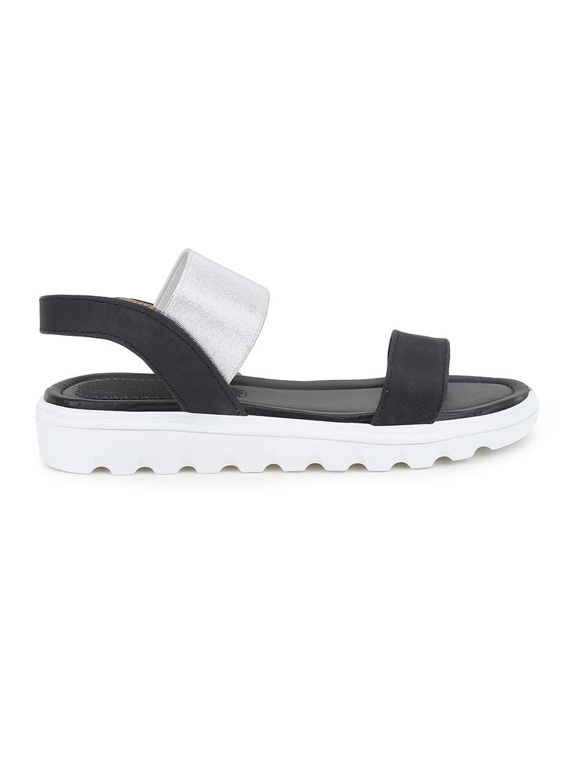black flat forms sandals - 16799132 - Zoom Image - 2
