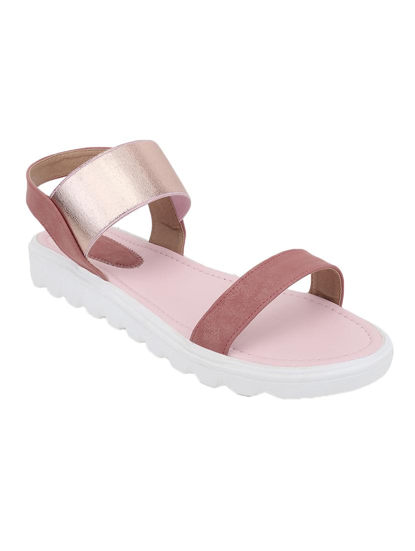pink flat forms sandals - 16799133 - Zoom Image - 1