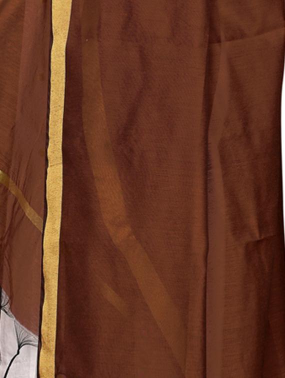 plain boredred dupatta - 16799226 - Zoom Image - 4