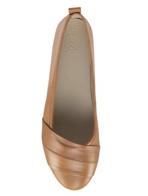 brown slip on ballerinas - 16799293 - Standard Image - 4