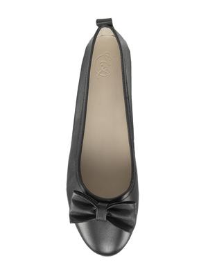 black slip on ballerinas - 16799296 - Standard Image - 4
