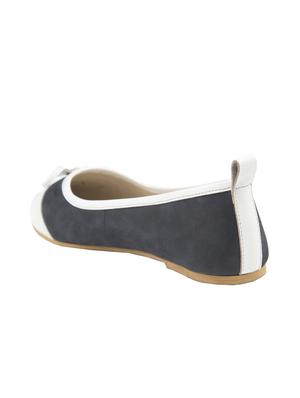navy slip on ballerinas - 16799297 - Standard Image - 3
