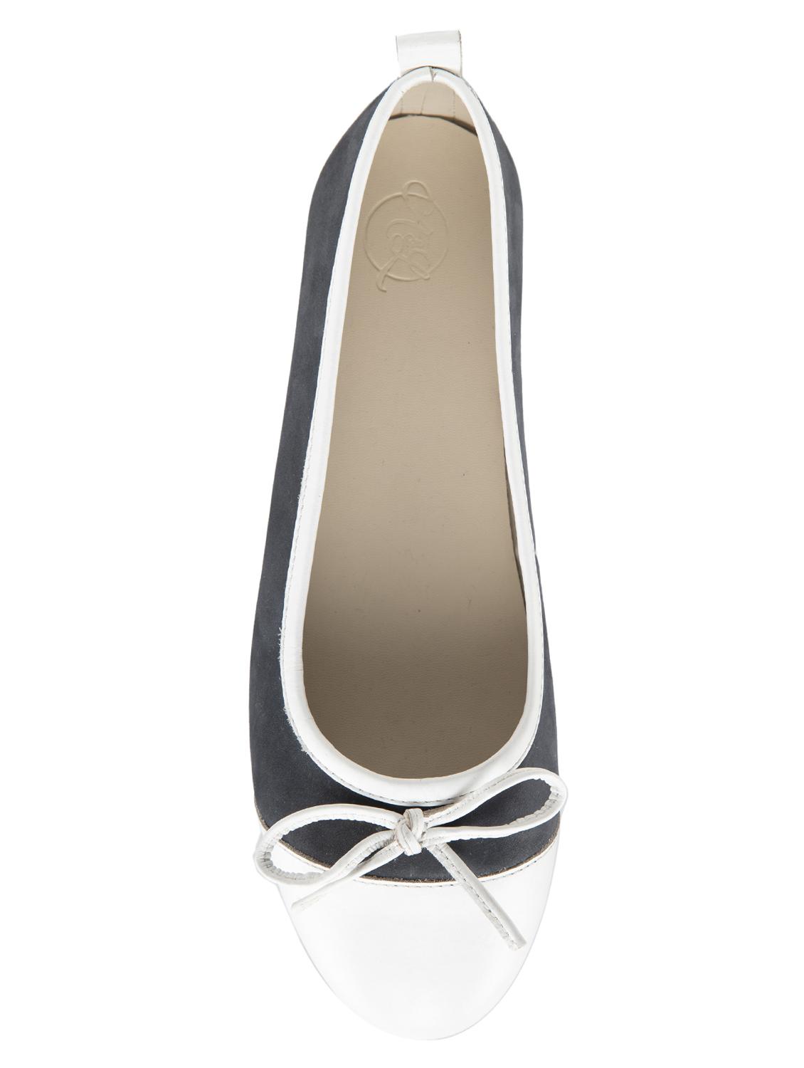 navy slip on ballerinas - 16799297 - Zoom Image - 4
