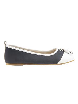 navy slip on ballerinas - 16799301 - Standard Image - 2