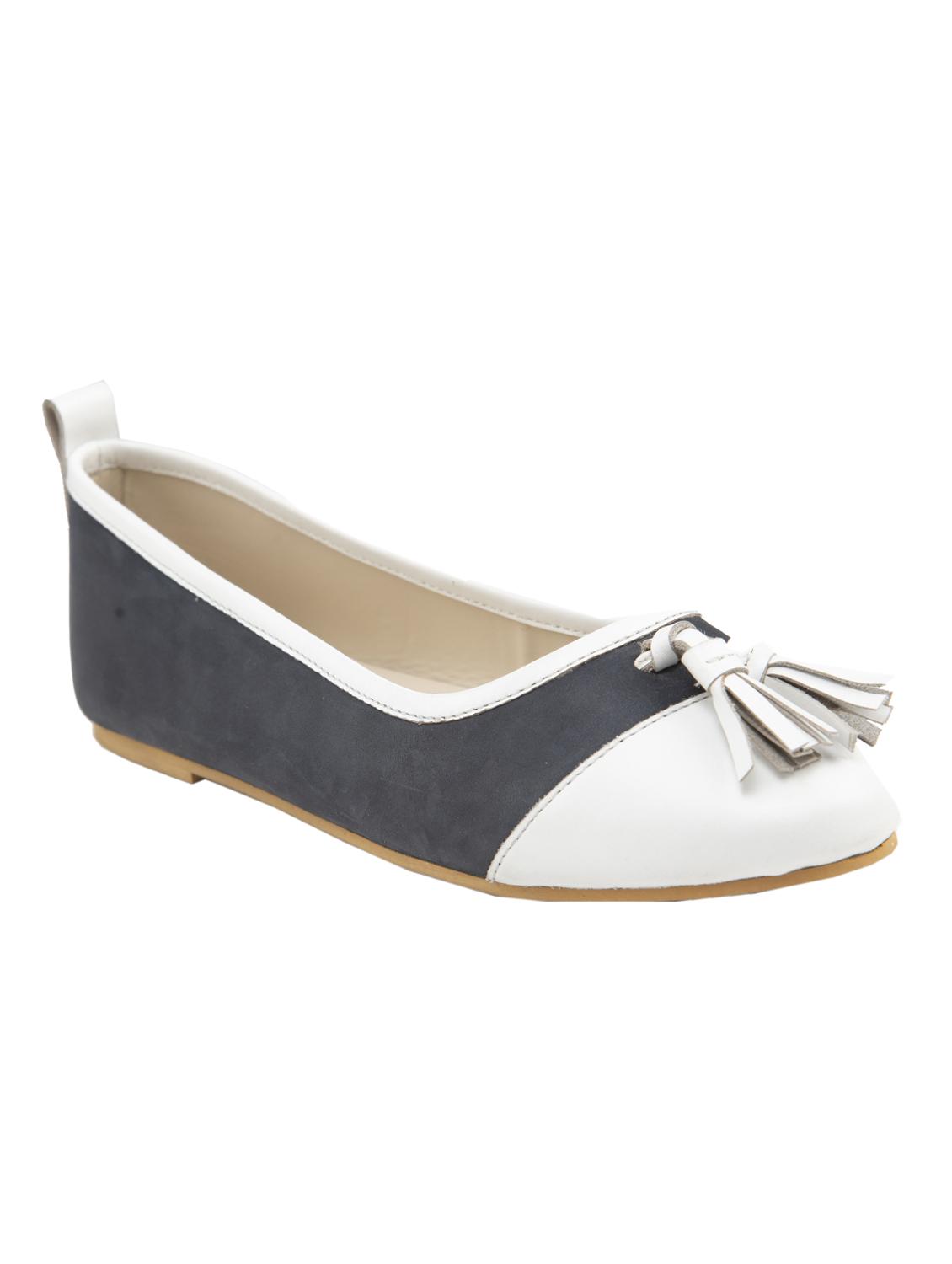 navy slip on ballerinas - 16799301 - Zoom Image - 1