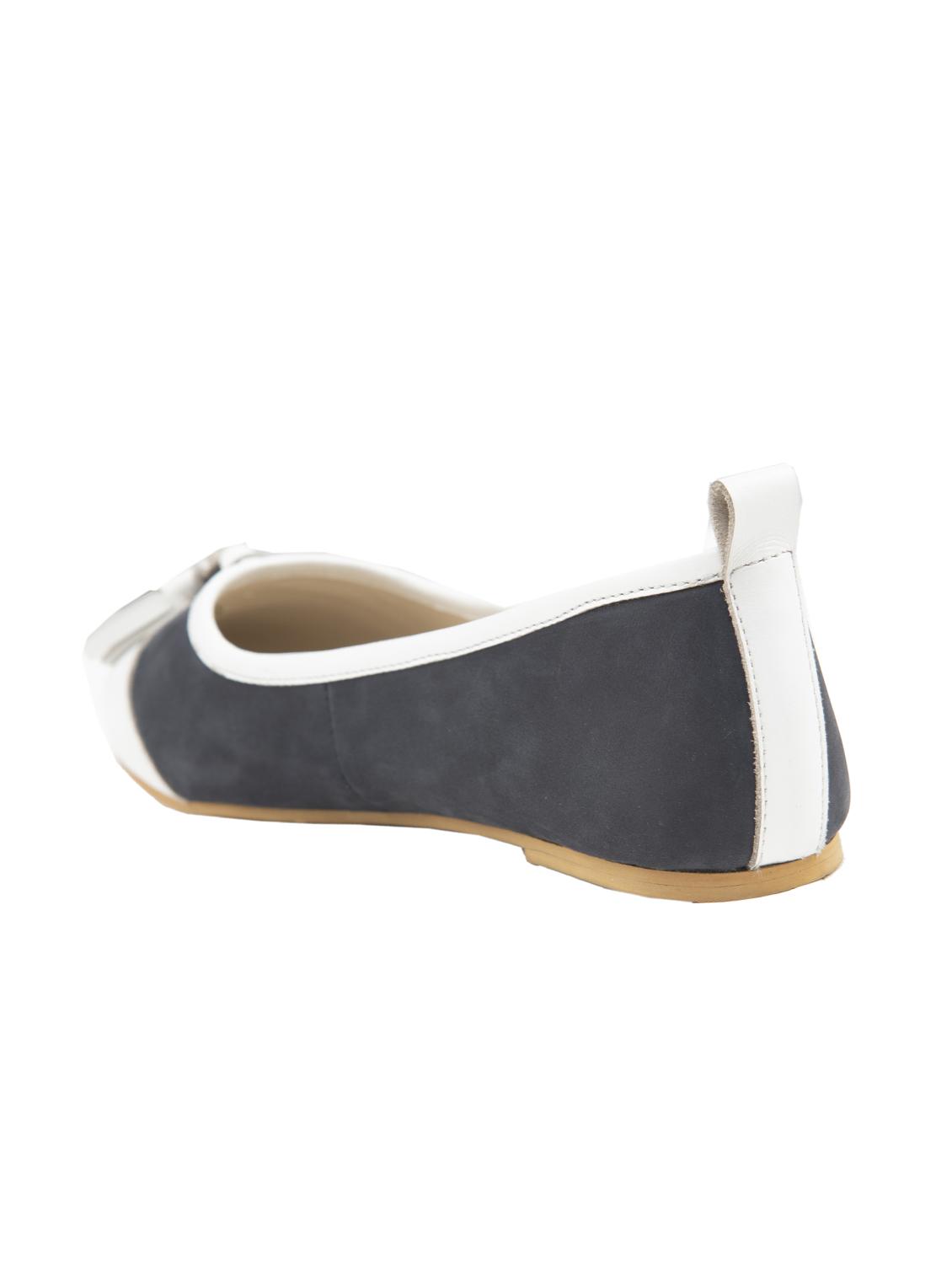 navy slip on ballerinas - 16799301 - Zoom Image - 3