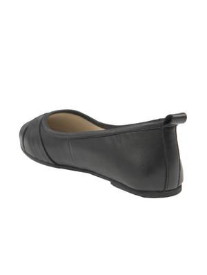 black slip on ballerinas - 16799303 - Standard Image - 3