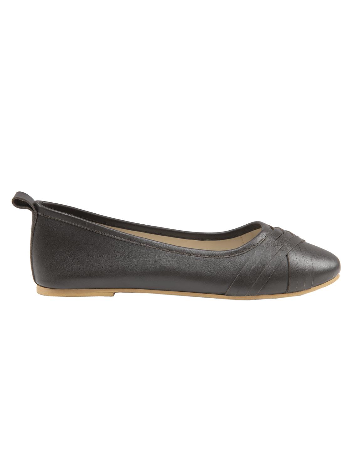 brown slip on ballerinas - 16799304 - Zoom Image - 2