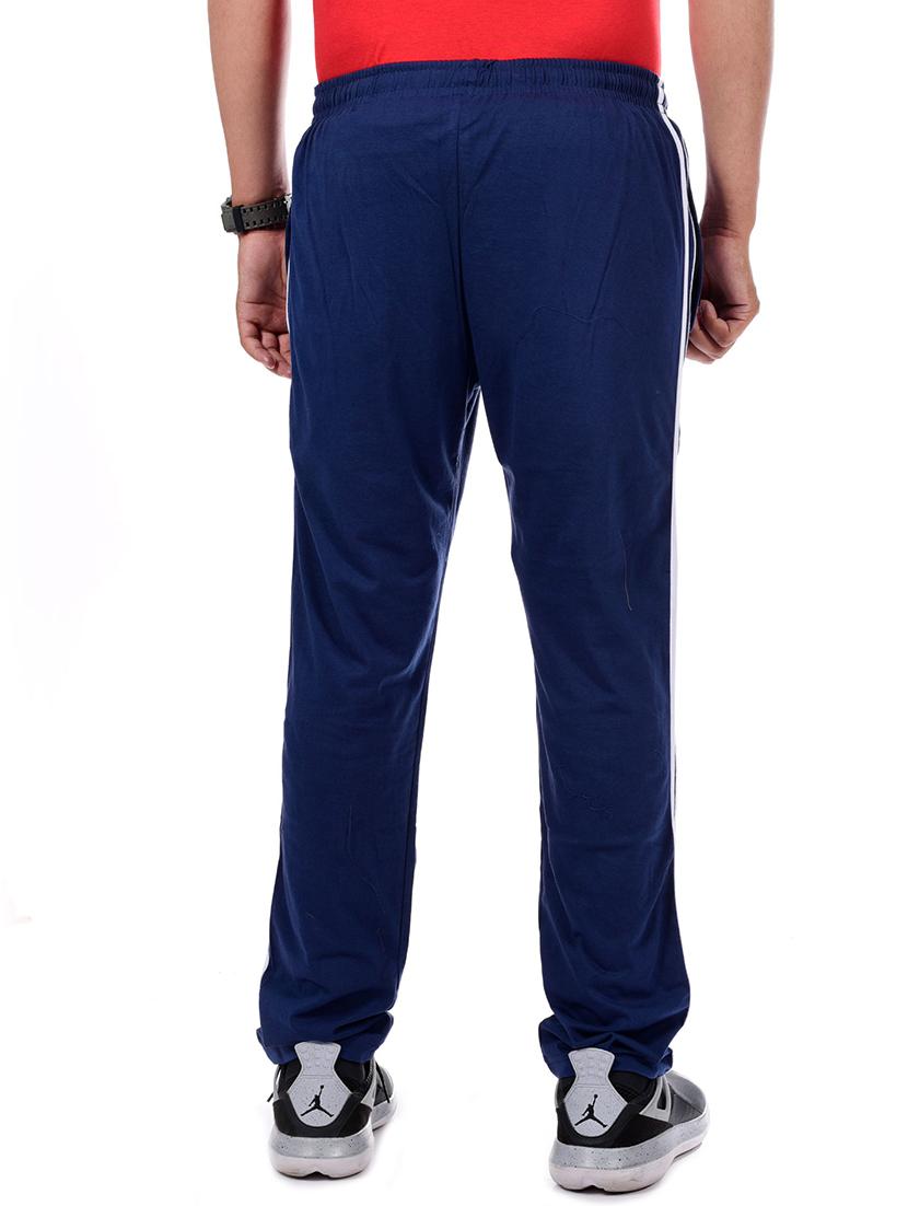 blue side striped full length track pant - 16799747 - Zoom Image - 3
