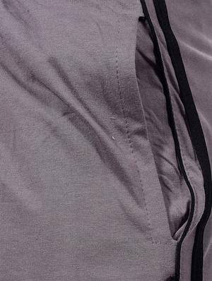 grey side striped full length track pant - 16799749 - Standard Image - 4