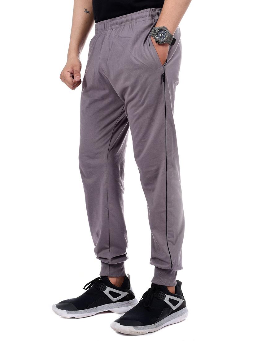 grey solid jogger - 16799756 - Zoom Image - 2
