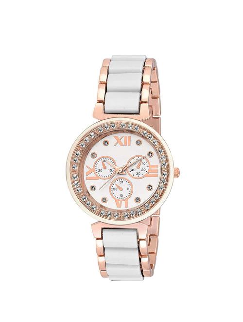 jay creation white analog women watch - 16800183 - Standard Image - 1