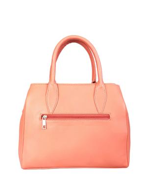 pink leatherette regular handbag - 16800705 - Standard Image - 2