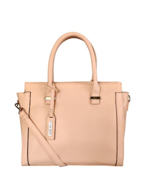 pink leatherette regular handbag - 16800709 - Standard Image - 1