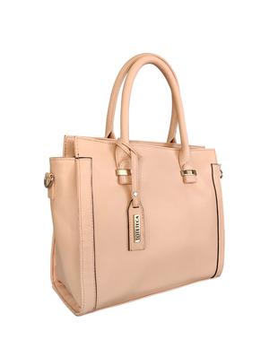 pink leatherette regular handbag - 16800709 - Standard Image - 4