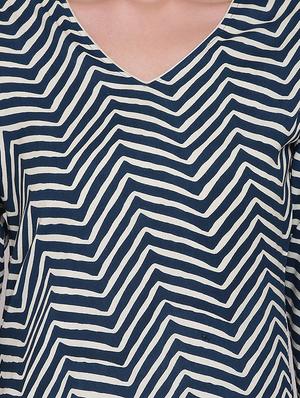 chevron layered maxi dress - 16800842 - Standard Image - 4