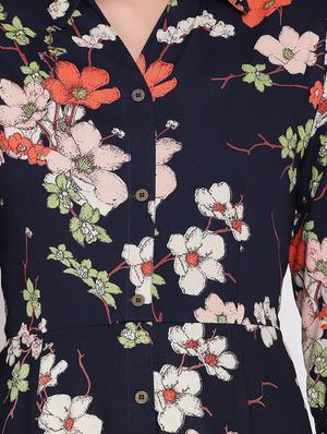 button-up floral maxi dress - 16800843 - Standard Image - 4