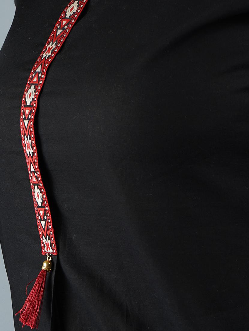 lace detail a-line tunic - 16801005 - Zoom Image - 5