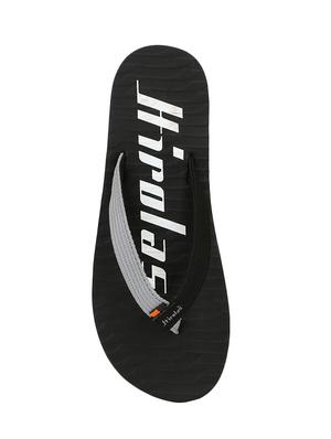 black fabric toe separator flip flops - 16801422 - Standard Image - 3
