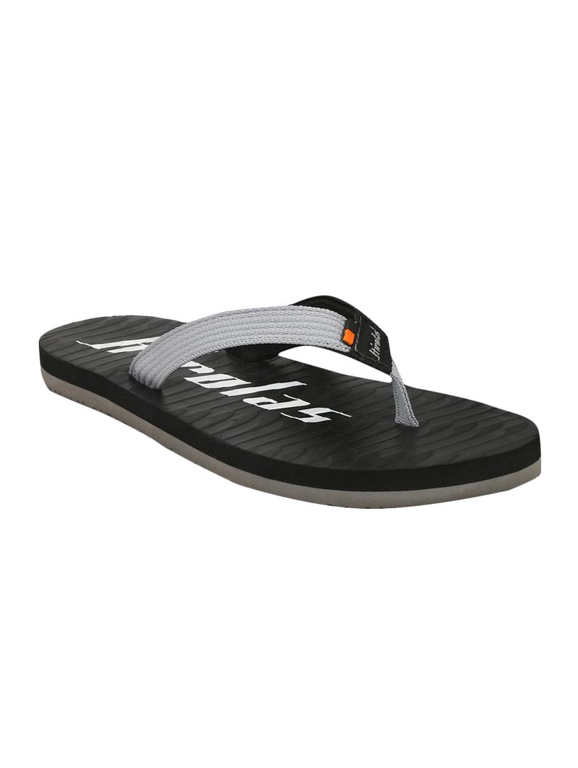 black fabric toe separator flip flops - 16801422 - Zoom Image - 2