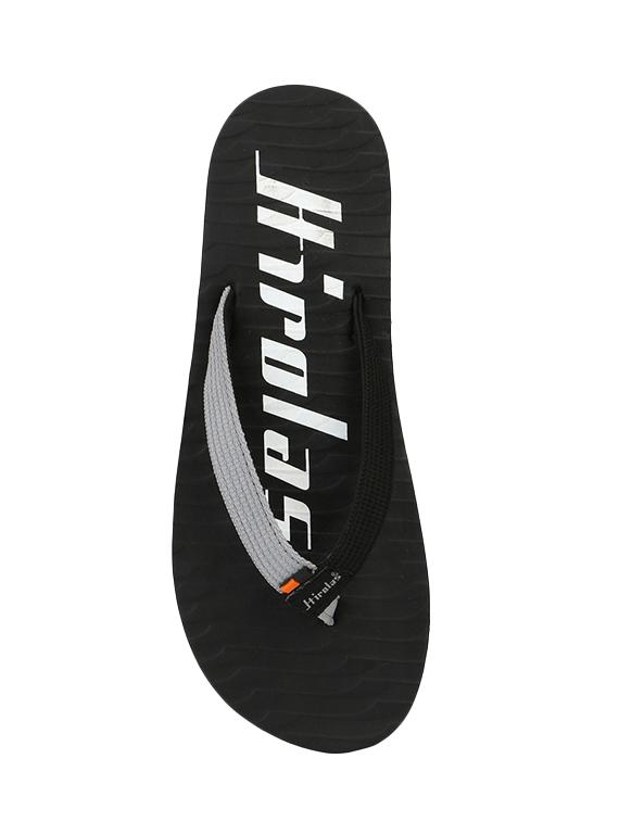 black fabric toe separator flip flops - 16801422 - Zoom Image - 3