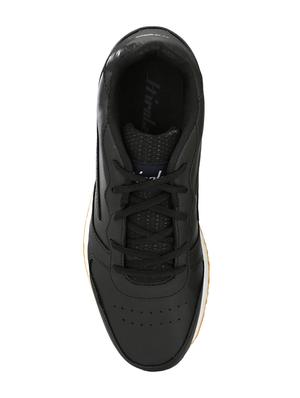 black leatherette lace up shoes - 16801525 - Standard Image - 4
