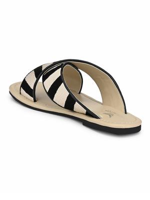 black slip on sandals - 16801565 - Standard Image - 5