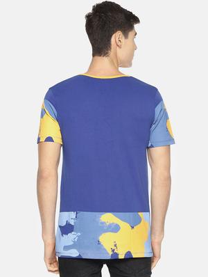 blue printed t-shirt - 16802146 - Standard Image - 3