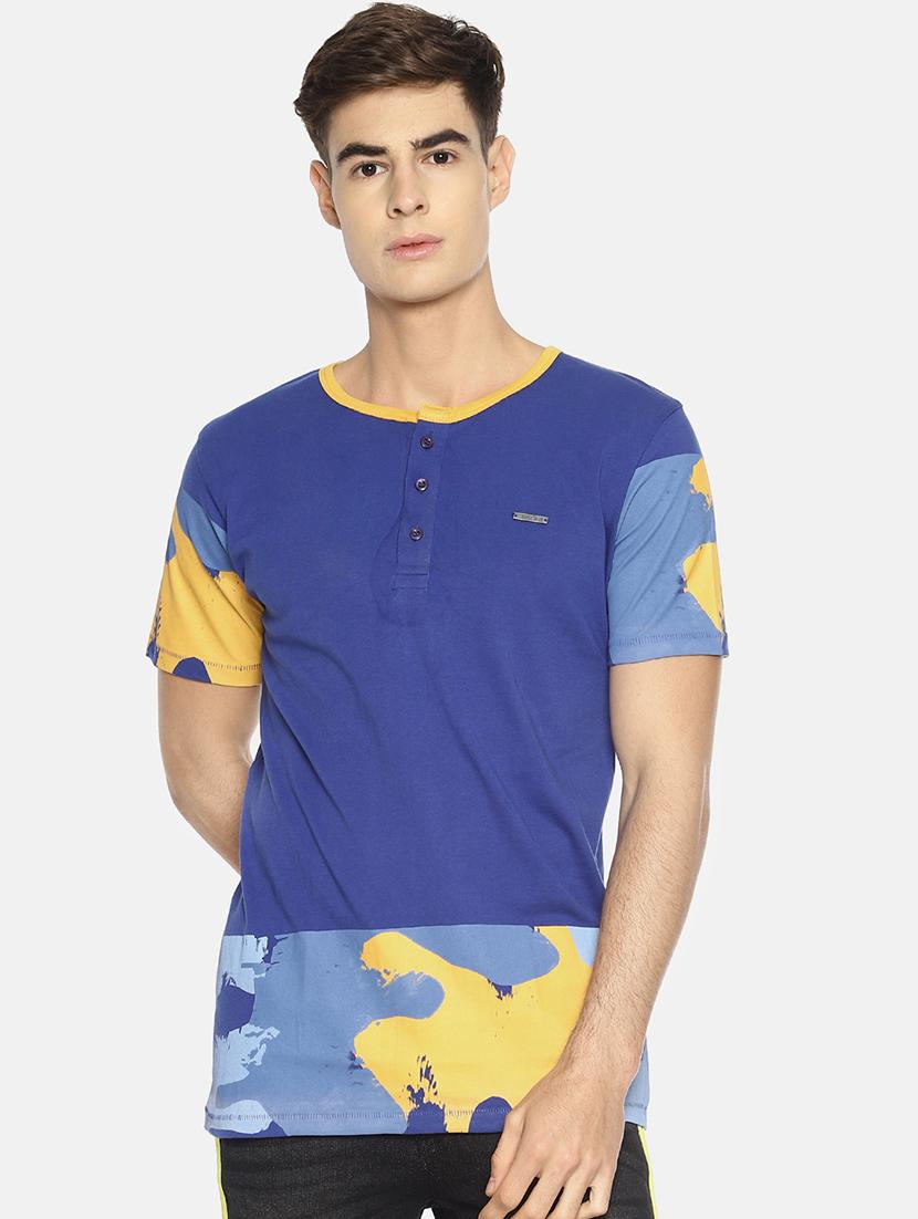 blue printed t-shirt - 16802146 - Zoom Image - 1