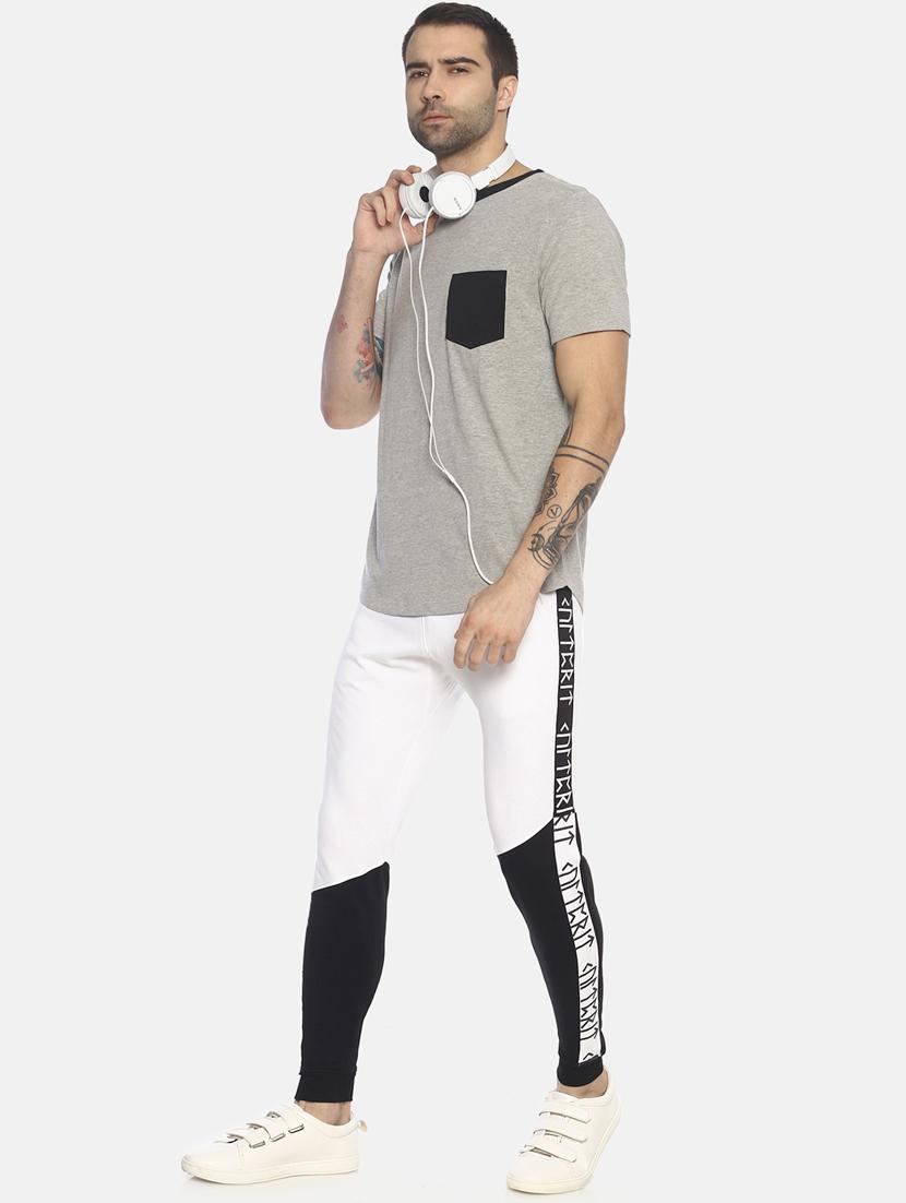 grey solid pocket t-shirt - 16802148 - Zoom Image - 4