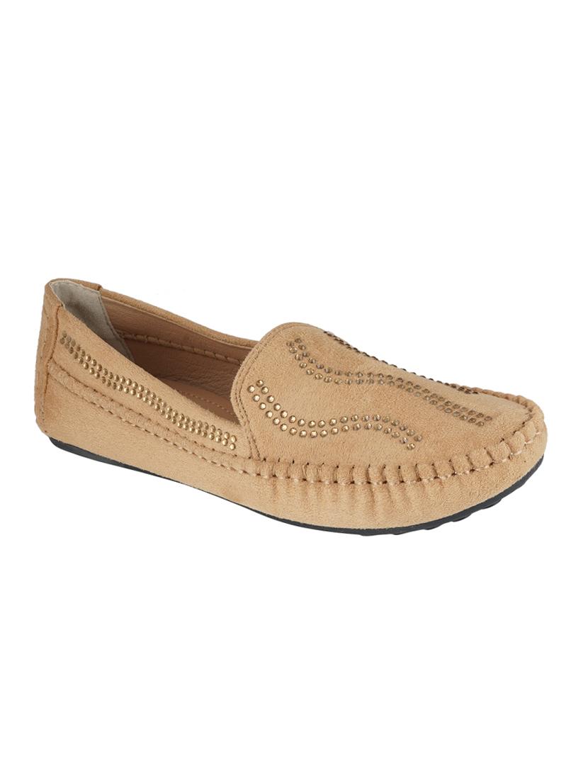 beige slip on loafers - 16802196 - Zoom Image - 1