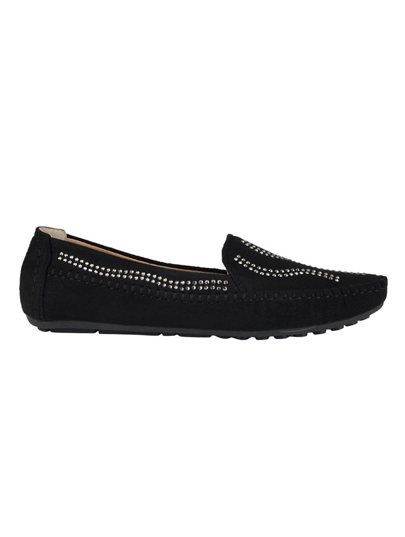 black slip on loafers - 16802197 - Zoom Image - 2