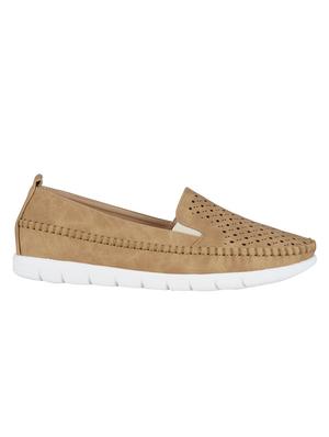 beige slip on loafers - 16802199 - Standard Image - 2