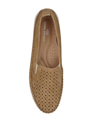 beige slip on loafers - 16802199 - Standard Image - 4